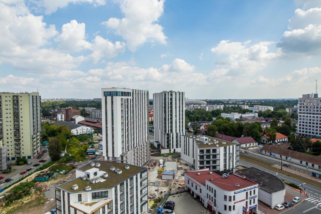 Mogilska Tower Apartments Near Tauron Arena By Inpoint - Free Underground Parking Krakkó Kültér fotó